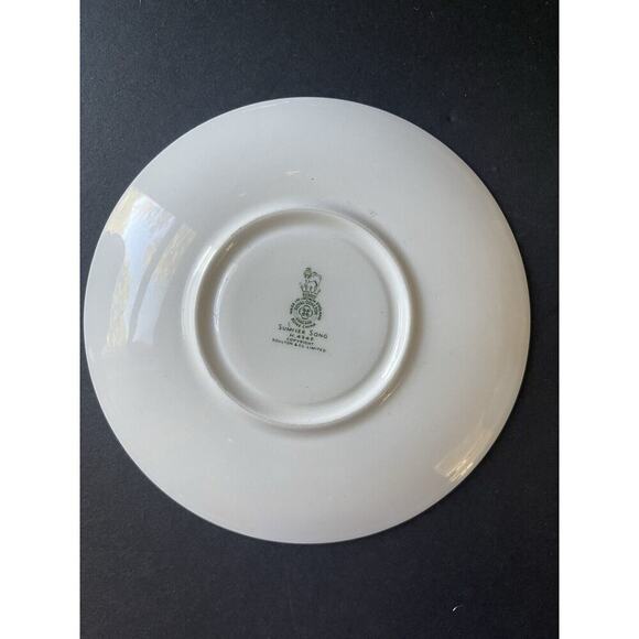 Royal Dalton Bone China Summer Song Cup/Saucer Made In England Set (4) H4949 - Picture 7 of 16